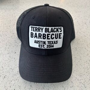 Black Terry Black's Barbecue Baseball Cap